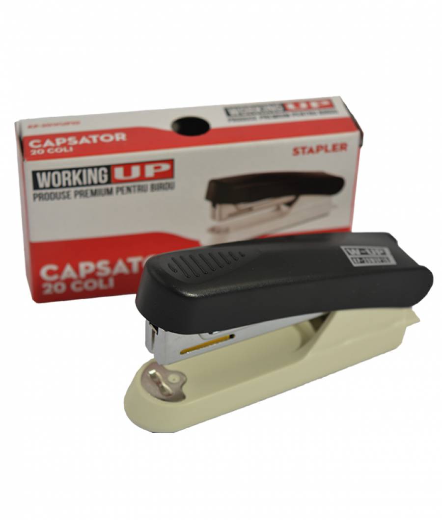 Capsator plastic 20 file (capse no.10) W-UP NEGRU