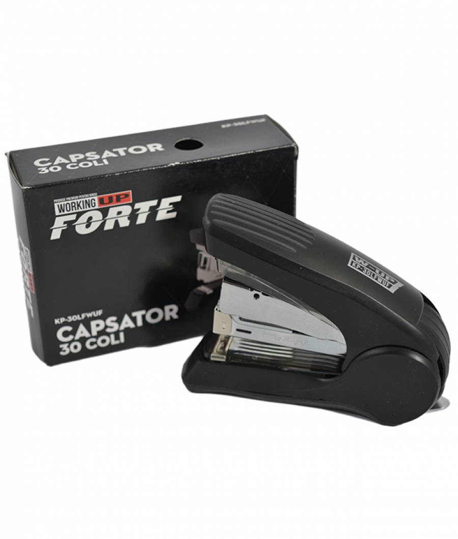 Capsator plastic 30 file (Less Force) W-UP FORTE NEGRU