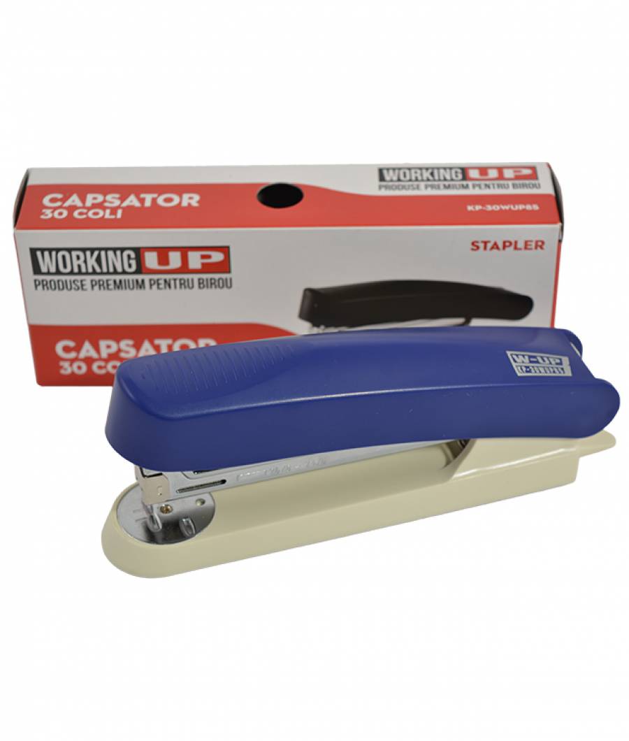 Capsator plastic 30 file (85mm) W-UP ALBASTRU