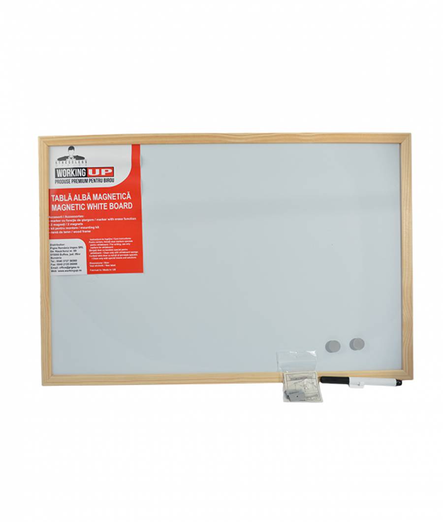 Whiteboard magnetic WorkingUp 60x40 cm