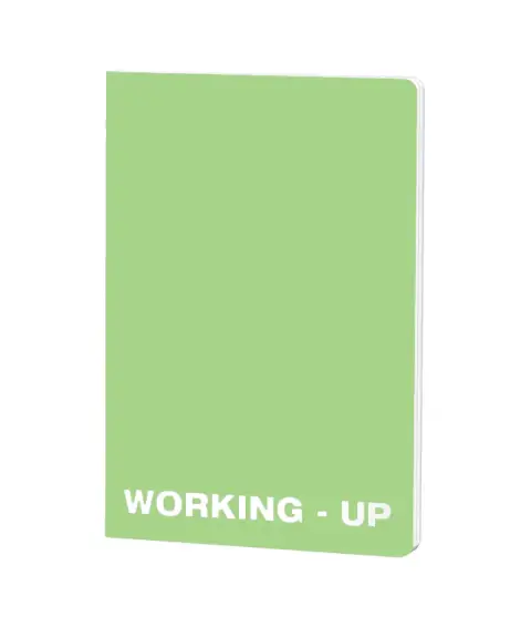 Caiet Matematica, A5, WorkingUp, coperta plastic, 48file, hartie 60gr, VERDE PASTEL
