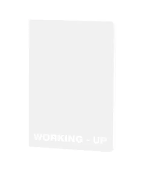 Caiet Velin, A5, WorkingUp, coperta plastic, 48file, hartie 60gr, ALB