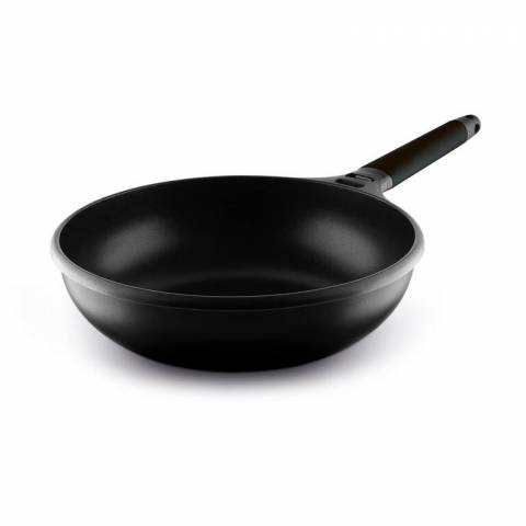 Tigaie wok inductie 28 cm antiaderenta maner negru premium
